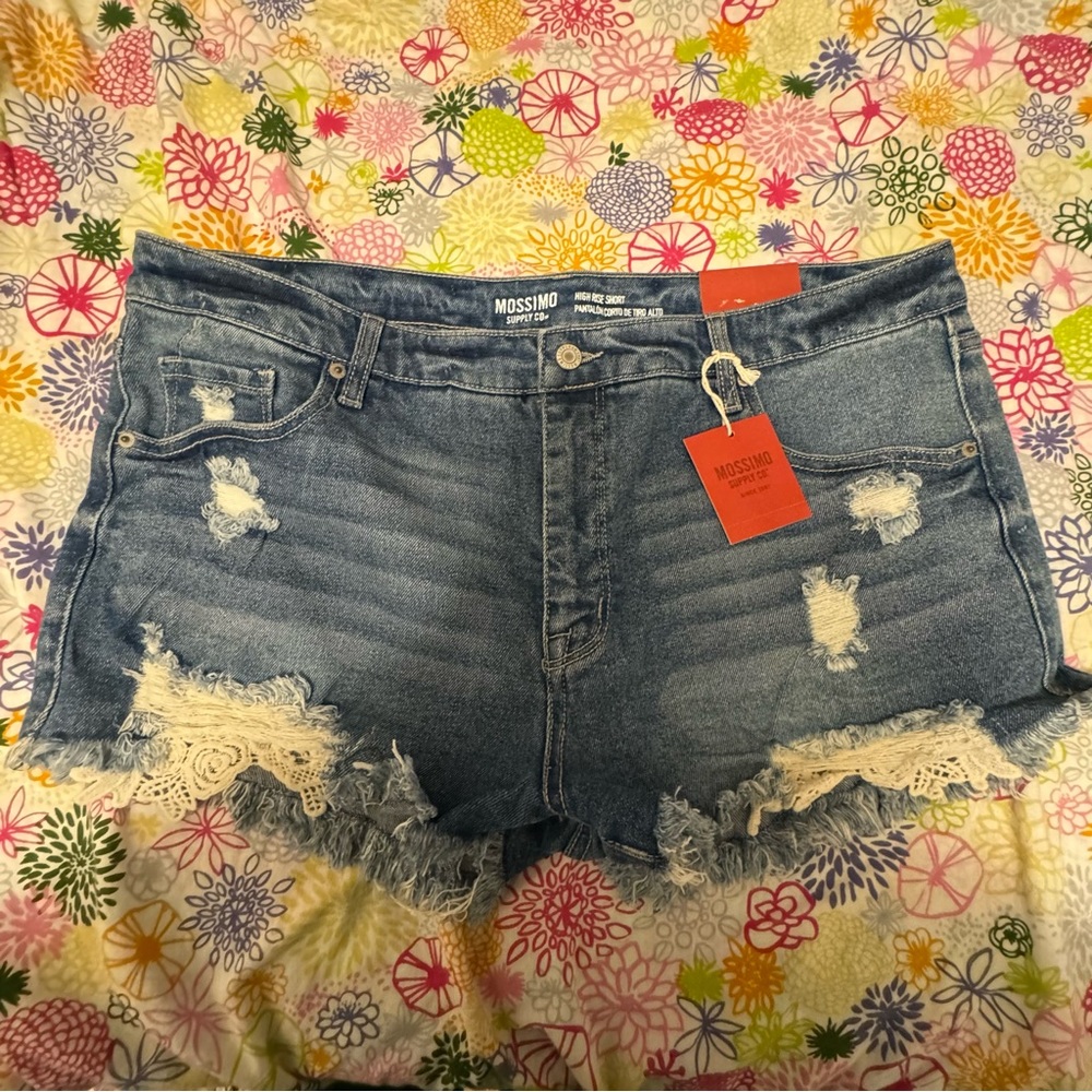 Mossimo| high rise shorts | 18 NWT